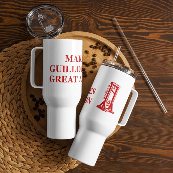 Travel mug with a handle